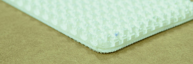 (54PVC2W SG) Конвейерная полимерно-тканевая лента PVC толщиной 5,4мм., рабочая поверхность Super Grip, белая от производителя АМА Комплект