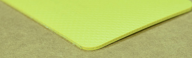 (14PVC1Y G M)  Конвейерная полимерно-тканевая лента PVC толщиной 1,4 мм,  гладкая, желтая. от производителя АМА Комплект