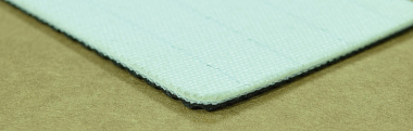 (23PVC2B RD)  Конвейерная полимерно-тканевая лента PVC толщиной 2,3 мм, луночной с рабочей поверхностью, цвет черный. от производителя АМА Комплект
