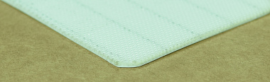 (14PU2W G)  Конвейерная полимерно-тканевая лента ПУ толщиной 1,4 мм,  глянцевая гладкая, белая. от производителя АМА Комплект