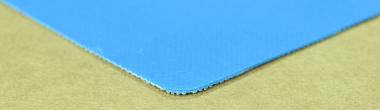 (08PU1SB M) Конвейерная полимерно-тканевая лента ПУ толщиной 0,8 мм, матовая гладкая, синяя от производителя АМА Комплект